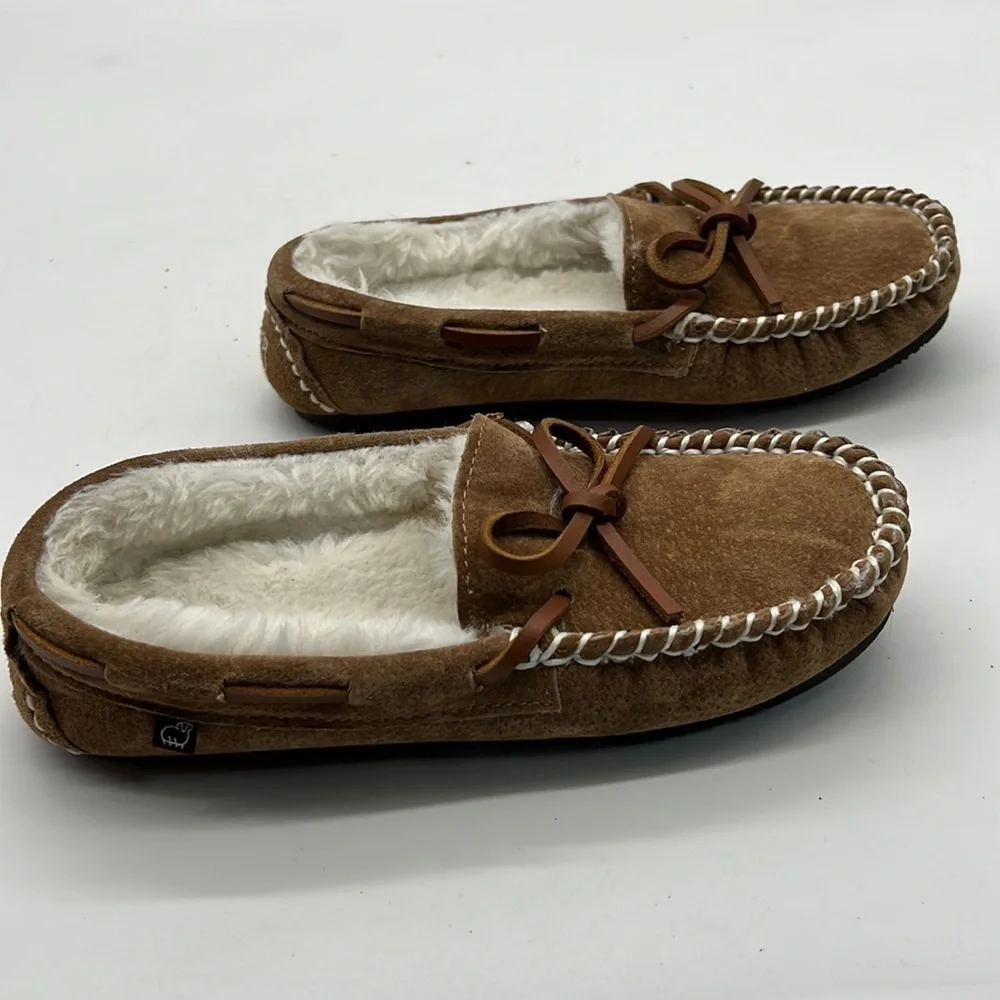 Lamo Kids Suede Moccasins size 3Y